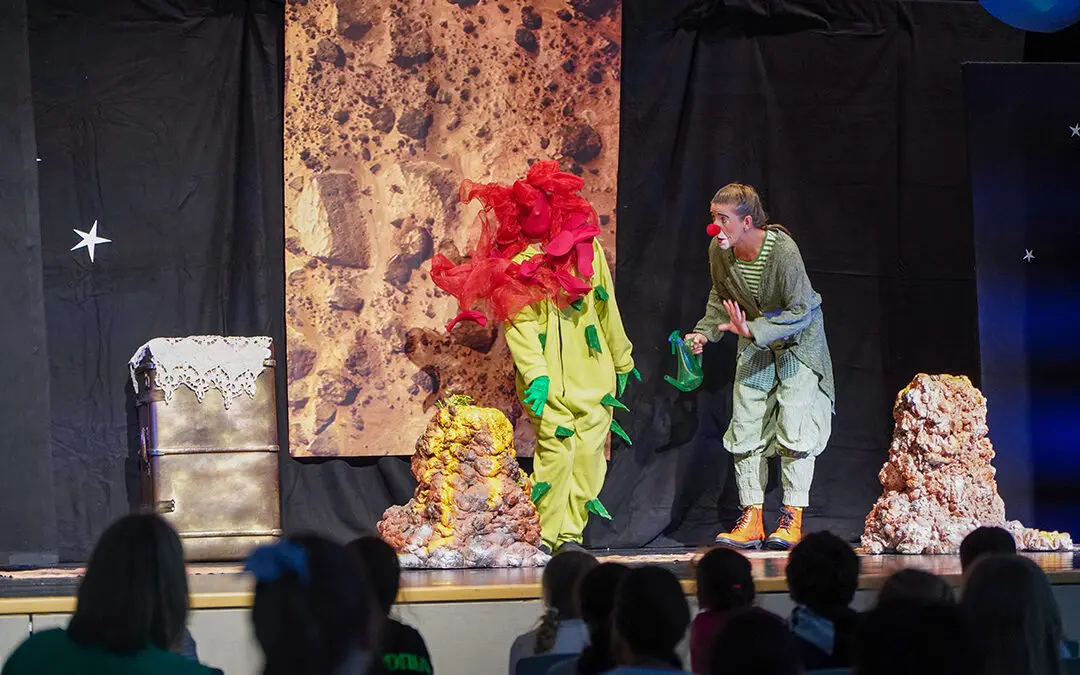 Das Warten hat sich gelohnt: Der kleine Clown in Neu-Ulm