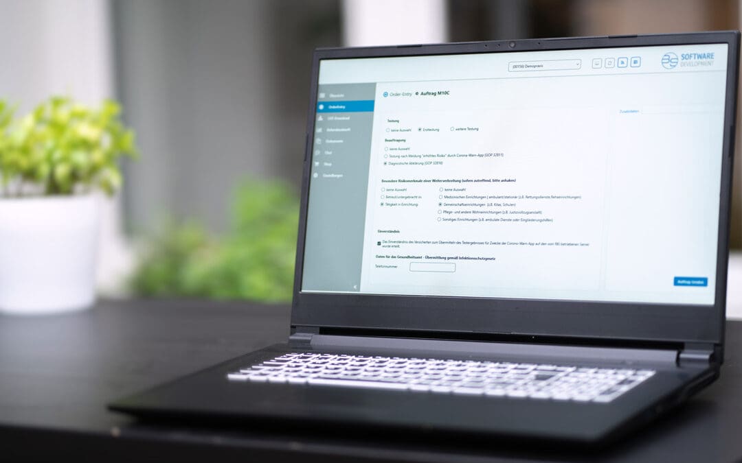 Schnell und sicher erfasst – COVID Order Entry für Teststationen